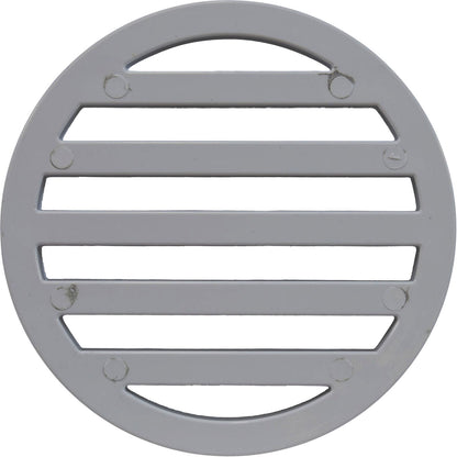 Tapa de drenaje de cubierta redonda de 3", color gris