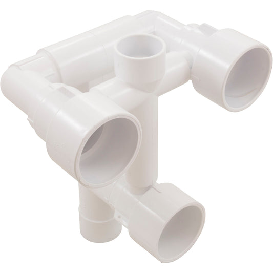 Colector de 3 chorros Gunite Jet, cuerpo recto de 7,25" (corto)