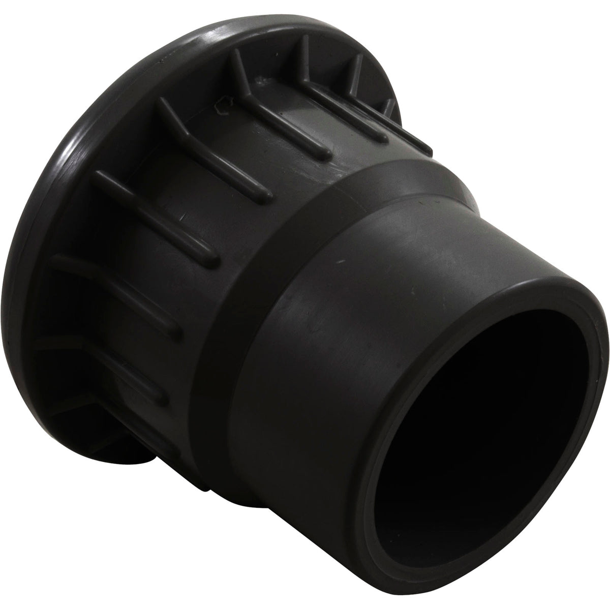 Fiberglass Wall Fitting With Eyeball, Black