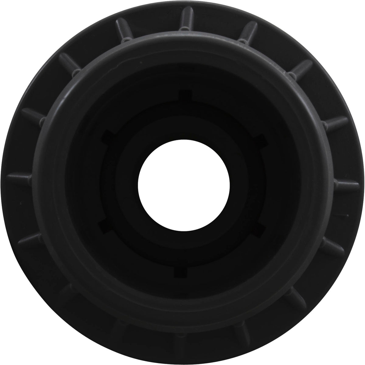 Fiberglass Wall Fitting With Eyeball, Black