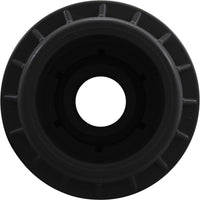 Fiberglass Wall Fitting With Eyeball, Black