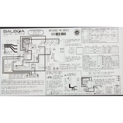 Control Only, BWG BP100G2, P1, P2, w/ 4.0kW Remote Heater