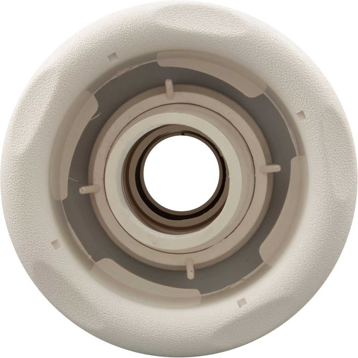 Jet Cmplt, WW Old Faithful, 4-3/4"hs, Str Body, White, Gunite