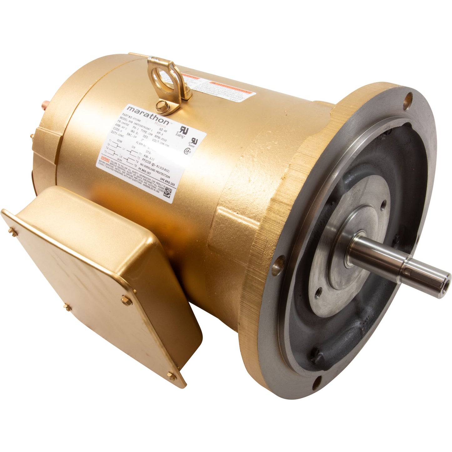 Motor, Pentair, 5.0 Horsepower, 230v, 1 Speed, C-Series