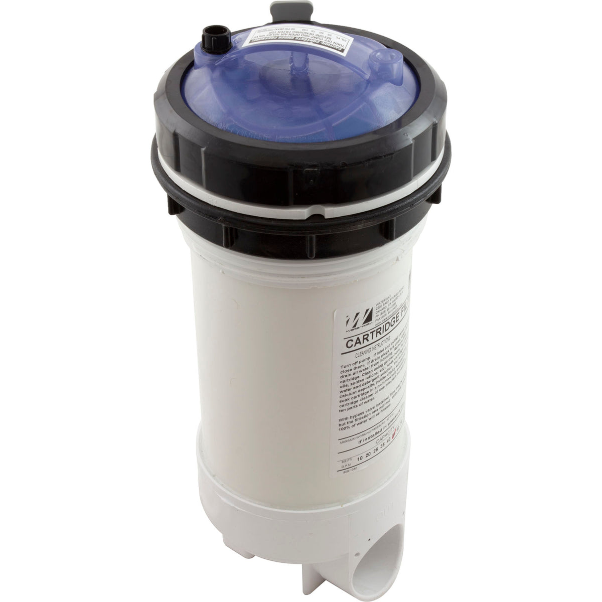 50 Sq.Ft. 2"Top Load Fltr W/Bypass, 10 Tab B