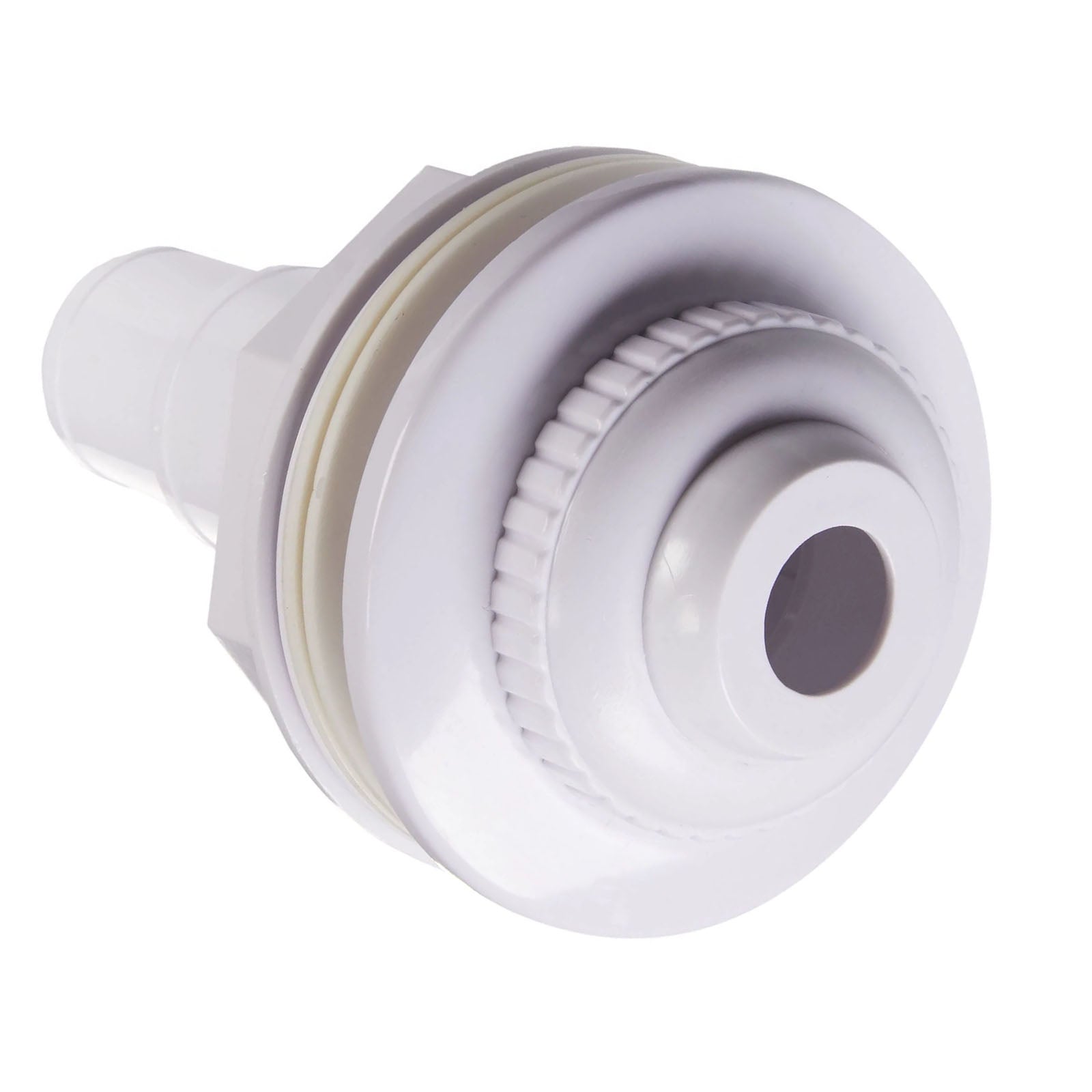 Return Fitting, Champlain Plastics, 1-1/2"mpt x 1-1/4"s