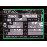 Motor, Hayward, 5.5 Horsepower, 1 Speed, HCP55
