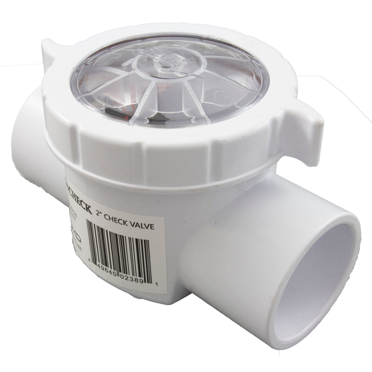 Corrosion Resistant Serviceable Check Valve, 2In, White