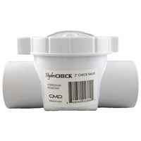 Corrosion Resistant Serviceable Check Valve, 2In, White