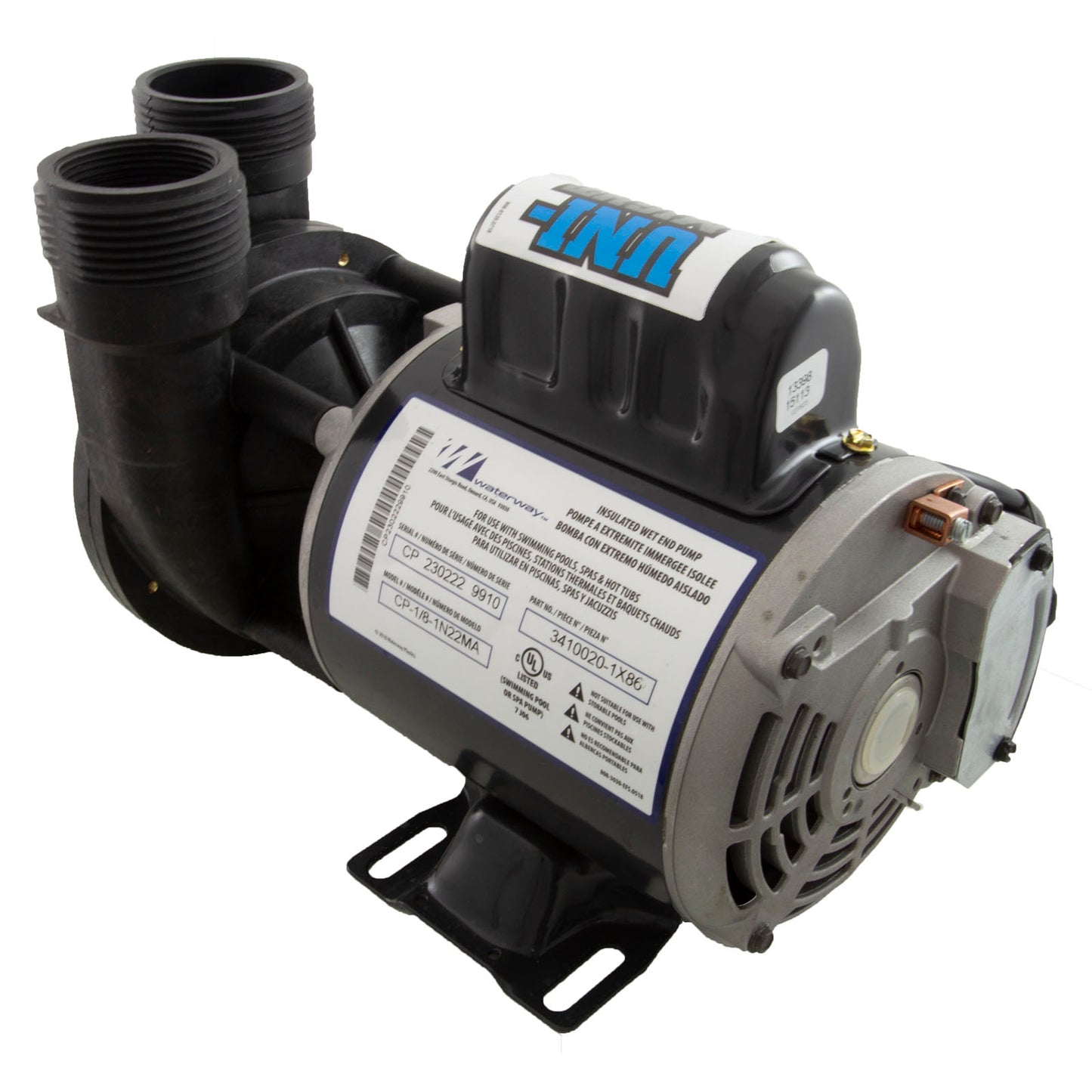 Motor, Waterway Uni-Might Cir, 115v, 1-Spd, 48Fr, 50/60Hz