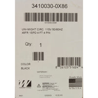 Motor, circuito Uni-Might de vía acuática, 115 V, 1 velocidad, 48 Fr, 50/60 Hz