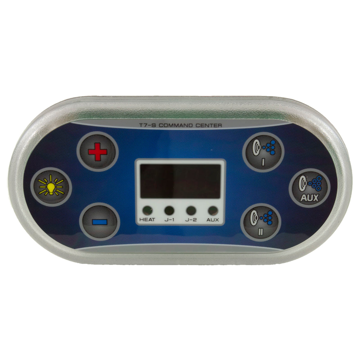 Topside, United Spas T7-S, 6 Button, P1, P2, Aux, Lt