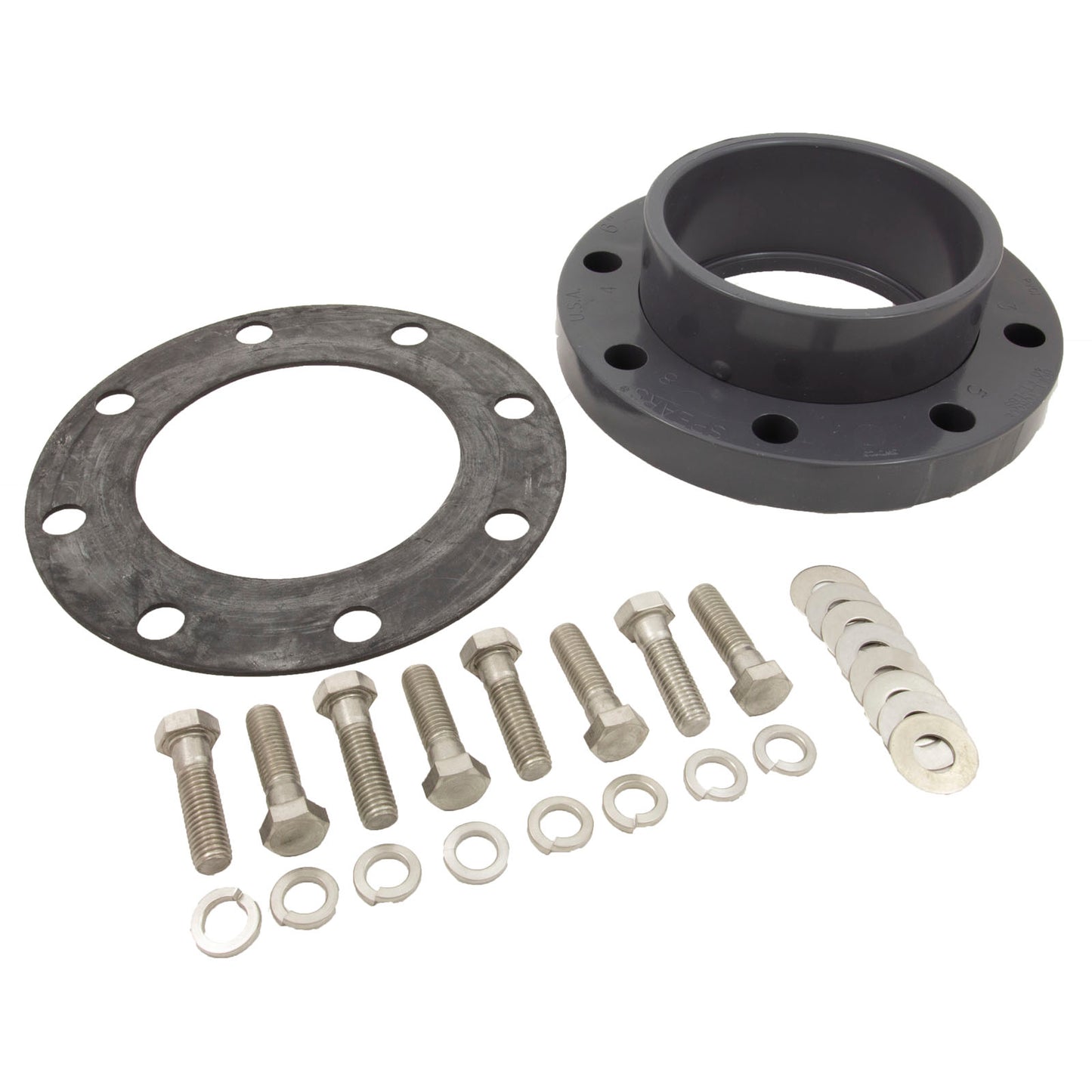 Conjunto de brida, PentairEQ sin filtro, filtro para cabello y pelusa, 6"