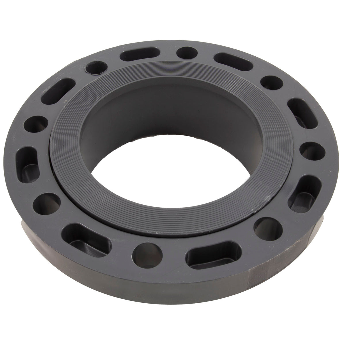 Flange Assembly, PentairEQ w/o Strainer, Hair & Lint Strainer, 6"