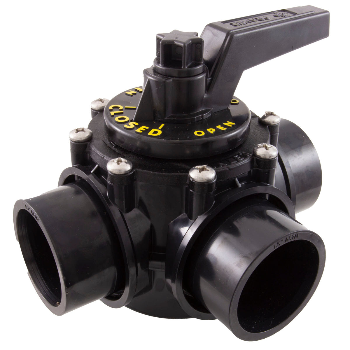 Diverter Valve, Praher, 3-Port, 1-1/2"s