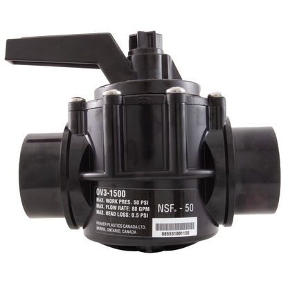 Diverter Valve, Praher, 3-Port, 1-1/2"s
