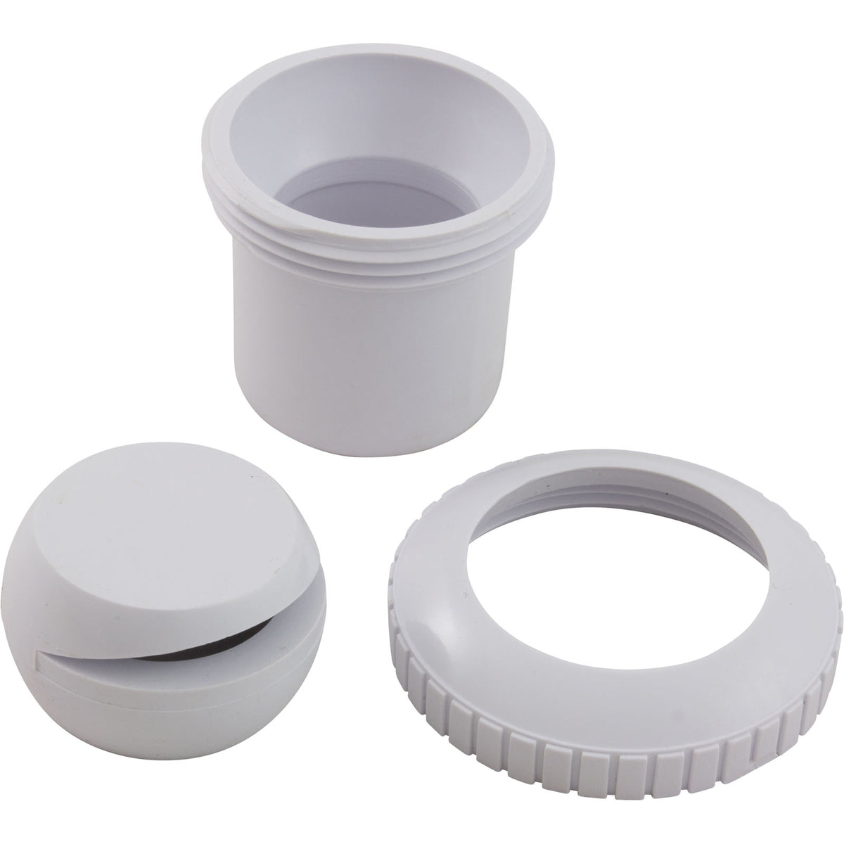 Insert Inlet (1-1/2In Sp X 1In S, Slotted Eye) White