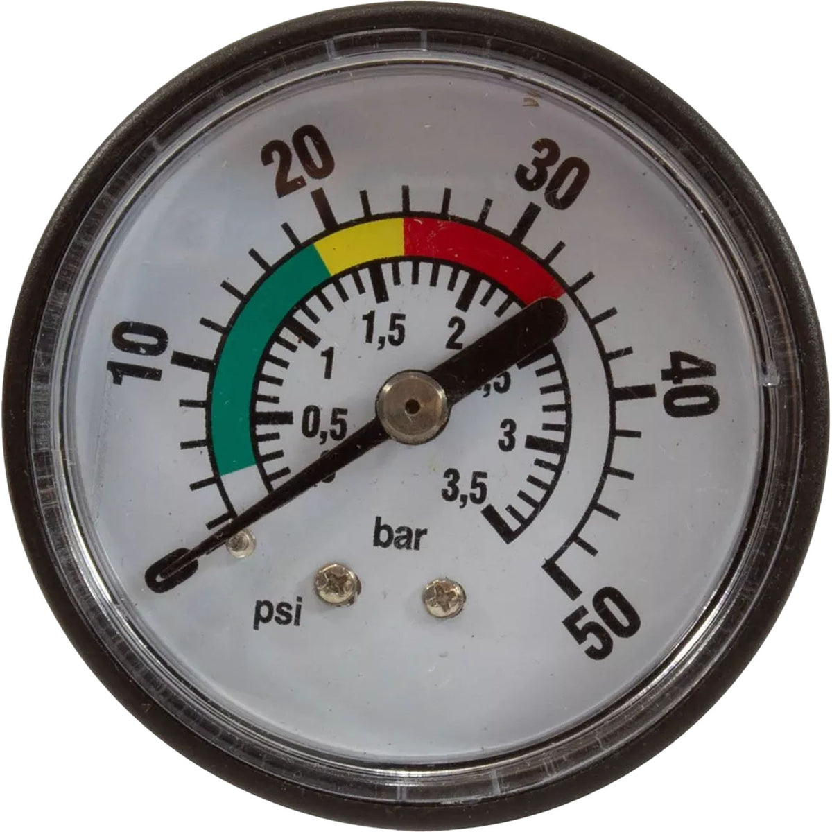 Pressure Gauge, Astral, 1/8" mpt, 0-50psi