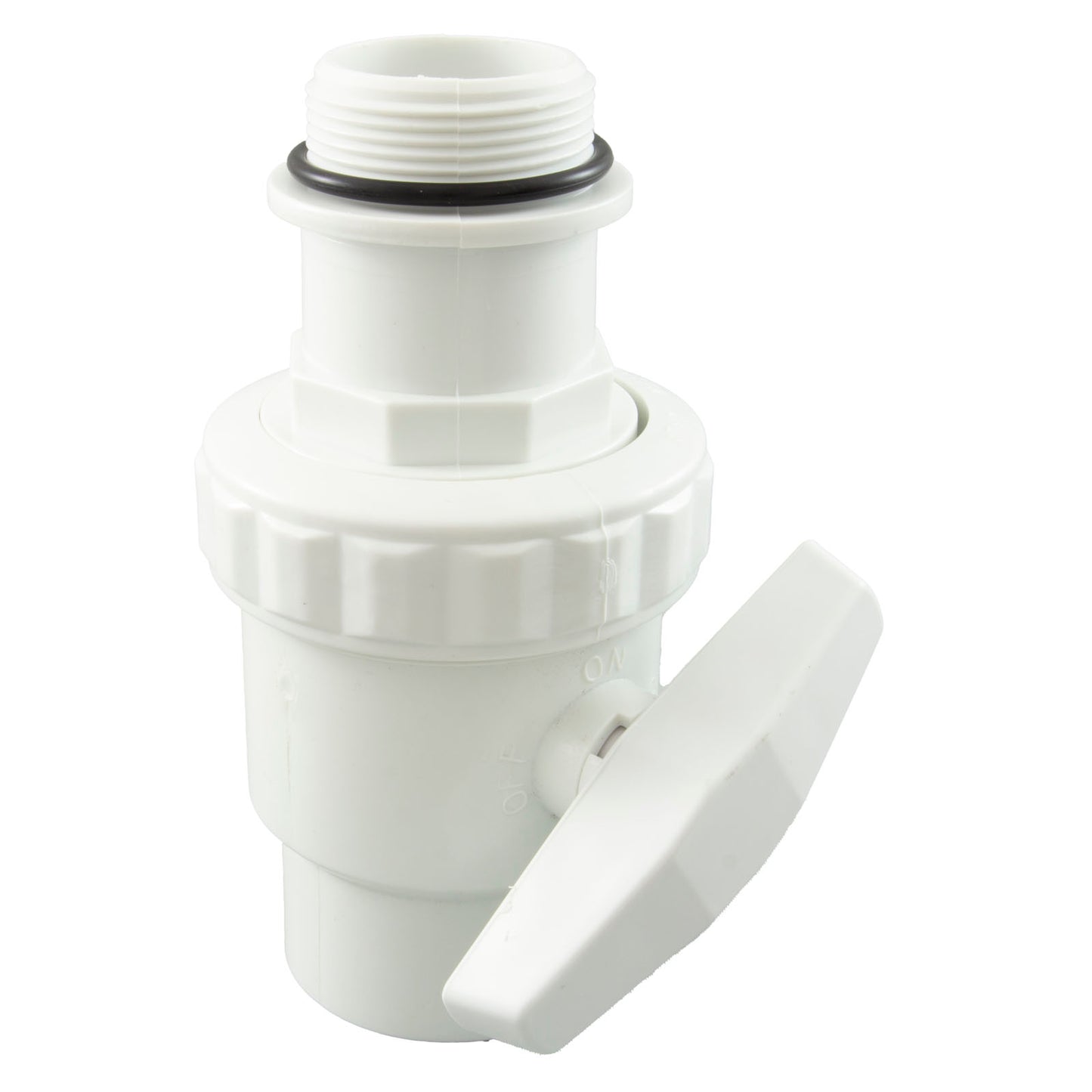 Ball Valve, Unionized, CMP, 1.5"fpt x 1.5"mpt