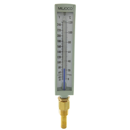 Thermometer, Raypak, Brass, Straight