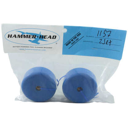 Head Wheel Set, Hammerhead 21"/30" Vacuum, Large, 2 Pack