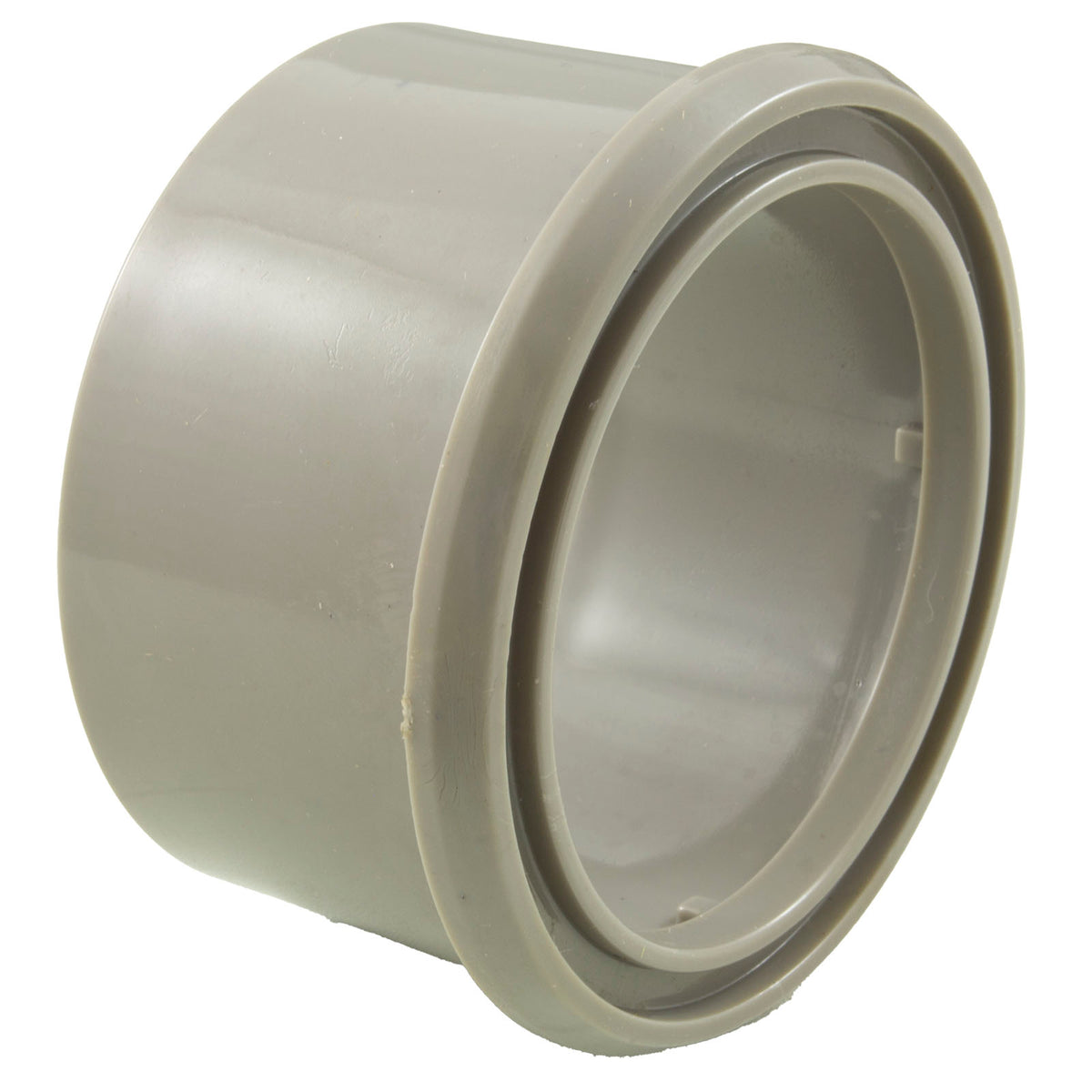 Union Tailpiece, Spack E75, 2", PVC-U, Gray