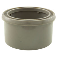 Union Tailpiece, Spack E75, 2", PVC-U, Gray