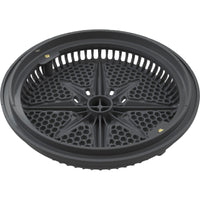 Main Drain Grate, PentStarGuard, 8", 112gpm, DrkGry, qty2, Sh Ring