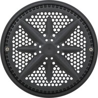 Main Drain Grate, PentStarGuard, 8", 112gpm, DrkGry, qty2, Sh Ring
