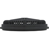 Main Drain Grate, PentStarGuard, 8", 112gpm, DrkGry, qty2, Sh Ring