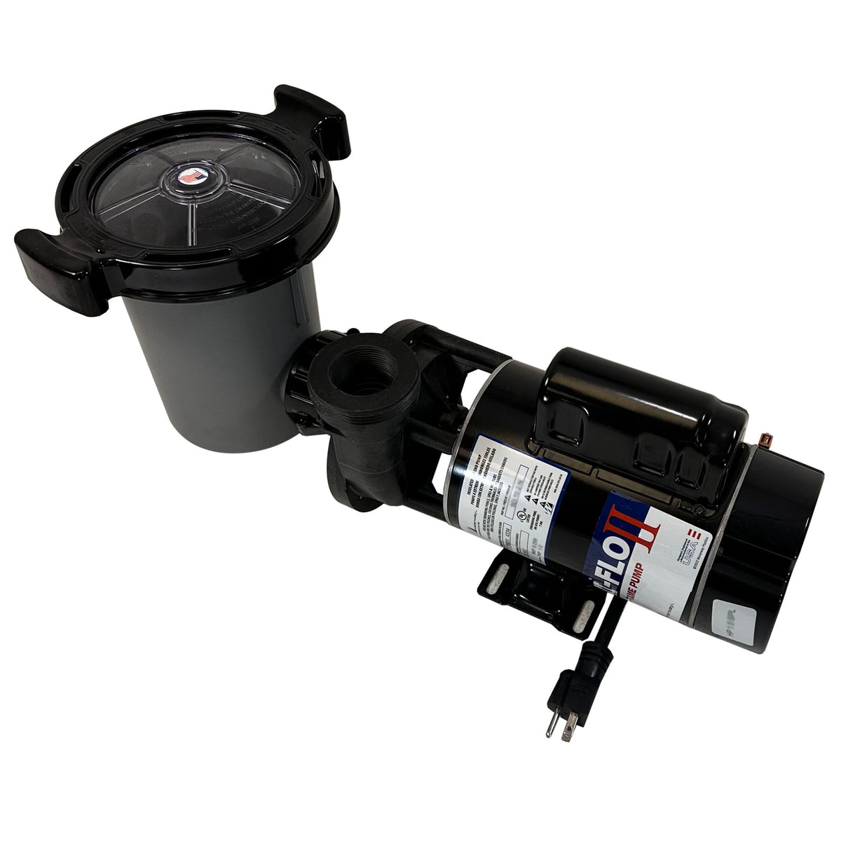 Pump, WW Hi-Flo II, 1.0SPL, 2-Spd, 115v, 6"Trp, ft Nema, Vert