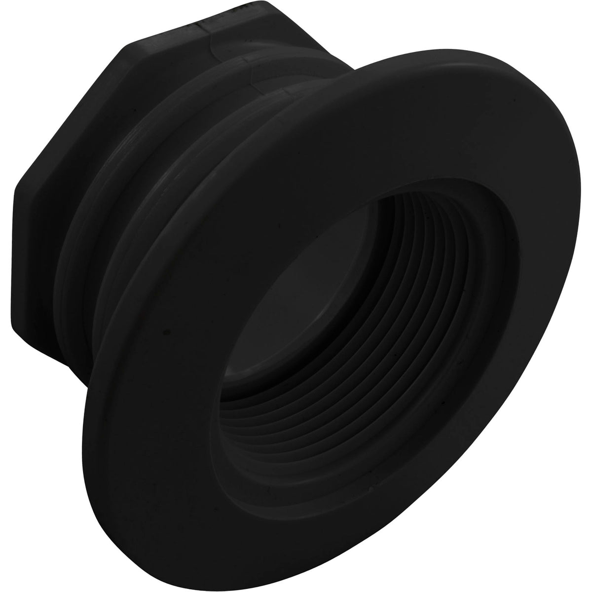 Gunite Pool Fitt (1.5In Fip X S) Wtr Stp Black