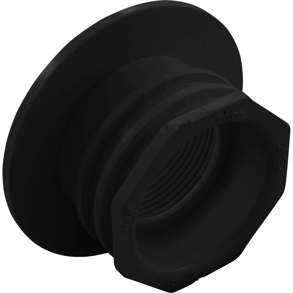 Gunite Pool Fitt (1.5In Fip X S) Wtr Stp Black