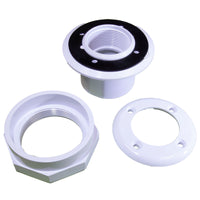 Vinyl Pool I/O Fttng (1.5 X 1.5 Socket) White