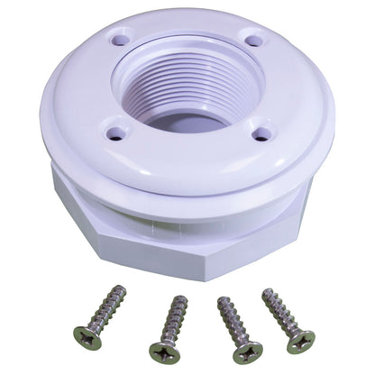 Conexión de E/S para piscina de vinilo (zócalo de 1,5 x 1,5) color blanco