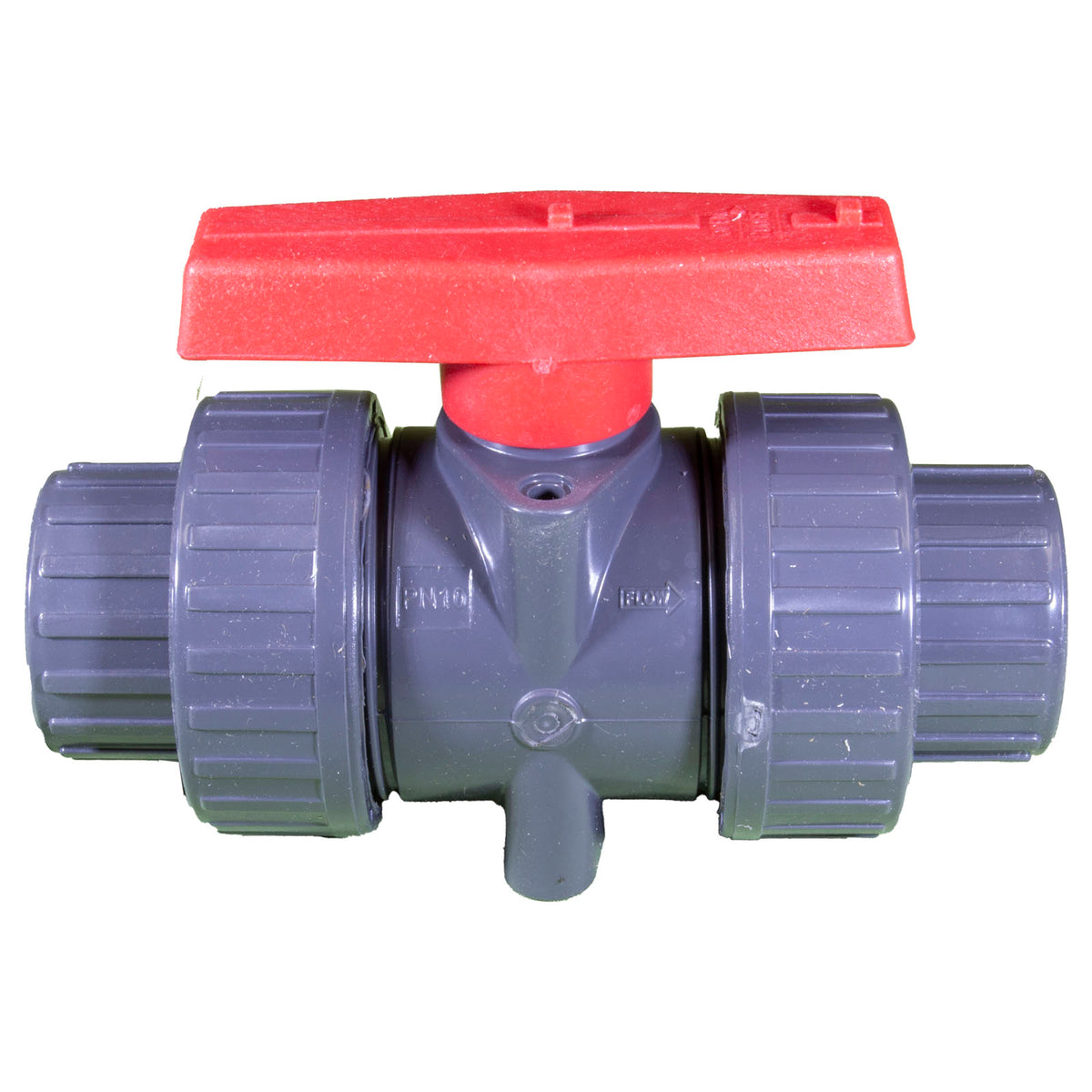 True Union Ball Vlv Gray 1" Pvc Epdm Soc/Thd