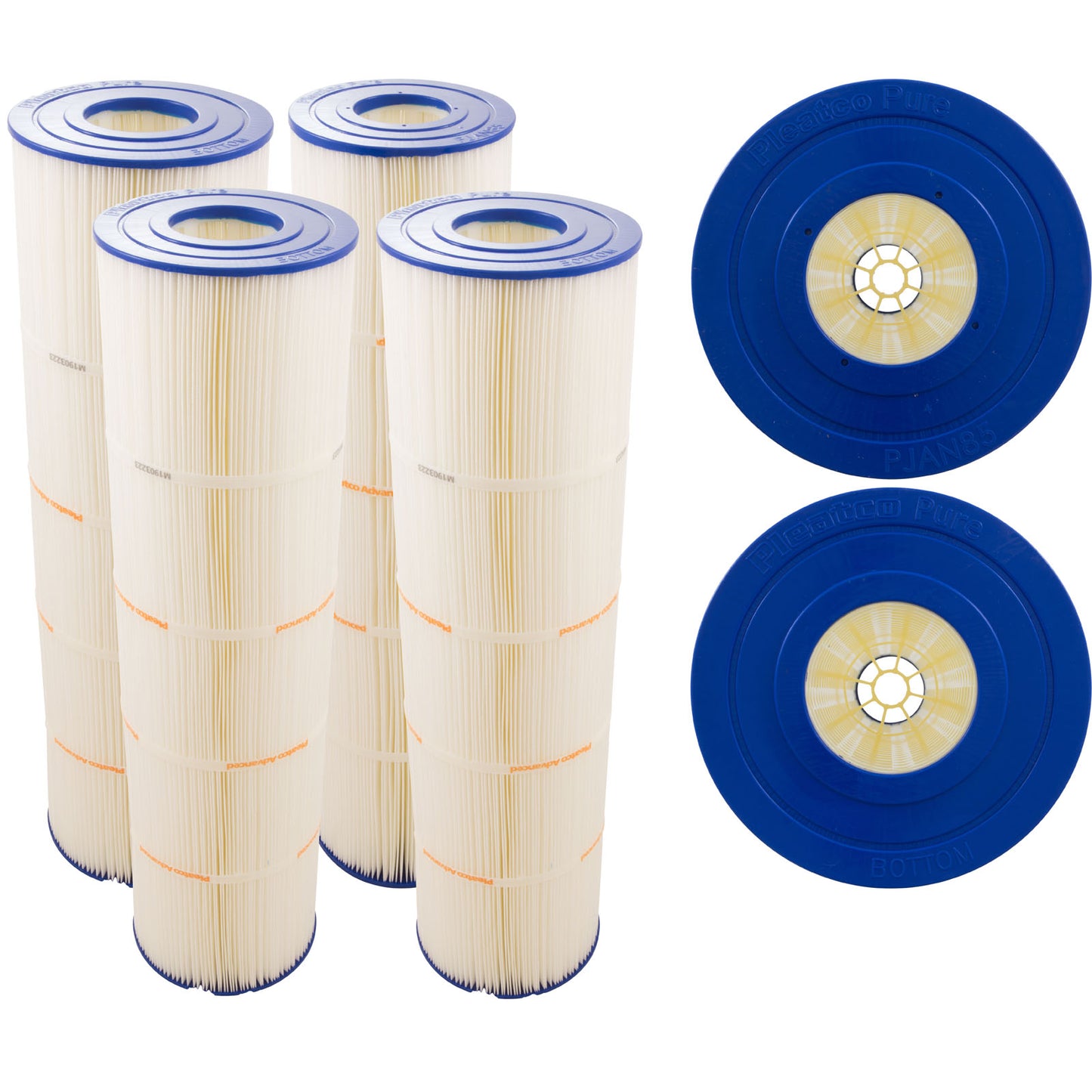 Cartridge, 85sqft, 3"ot, 3"ob, 7", 27"L, 4oz, 4pk