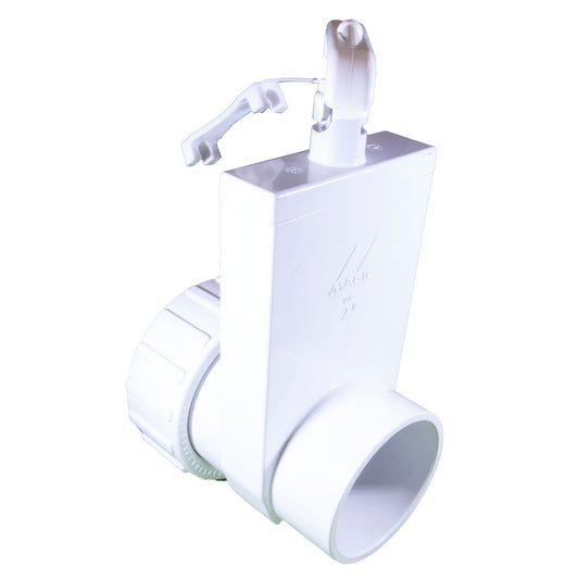 Gate Valve, Magic Plastics, 2"s X 2"fbt, Pump Union