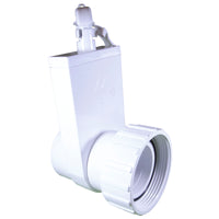 Gate Valve, Magic Plastics, 2"s X 2"fbt, Pump Union