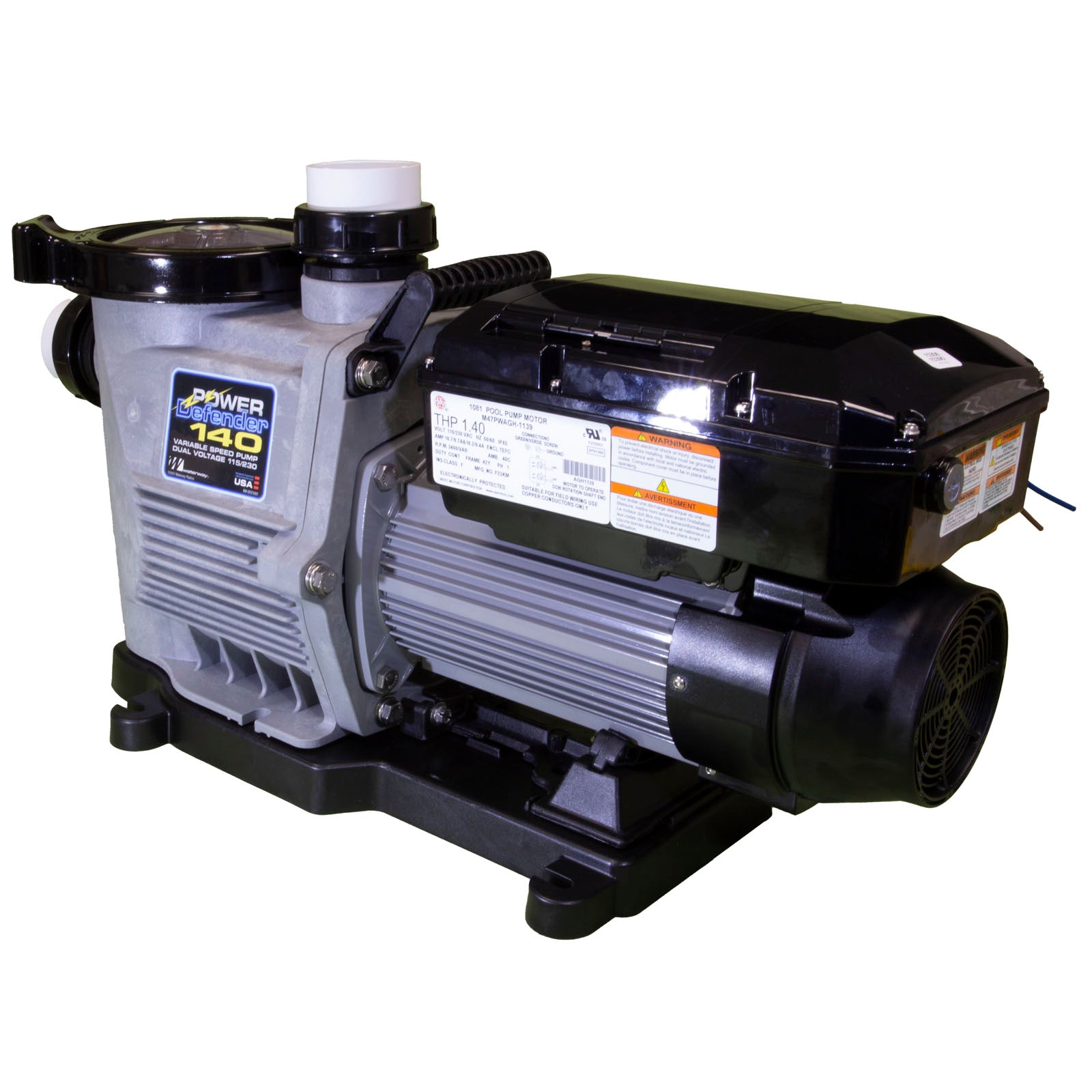 Pump, Waterway Power Defender Var-Spd PD-140, 1.4hp, 115/230v