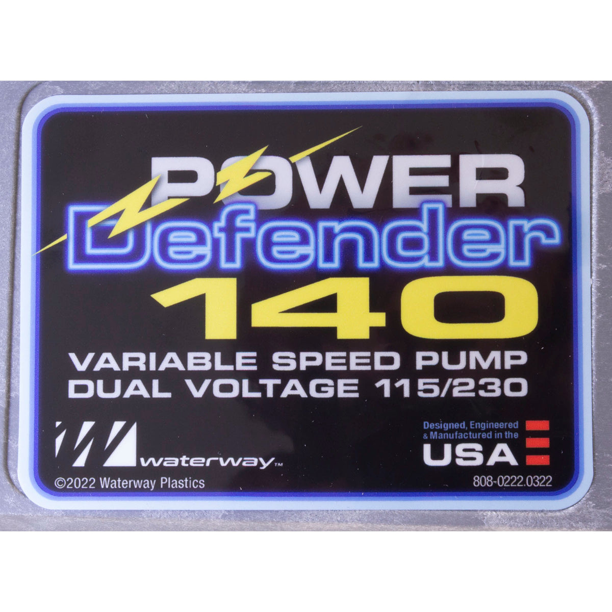 Pompe, Waterway Power Defender Var-Spd PD-140, 1,4 ch, 115/230 V