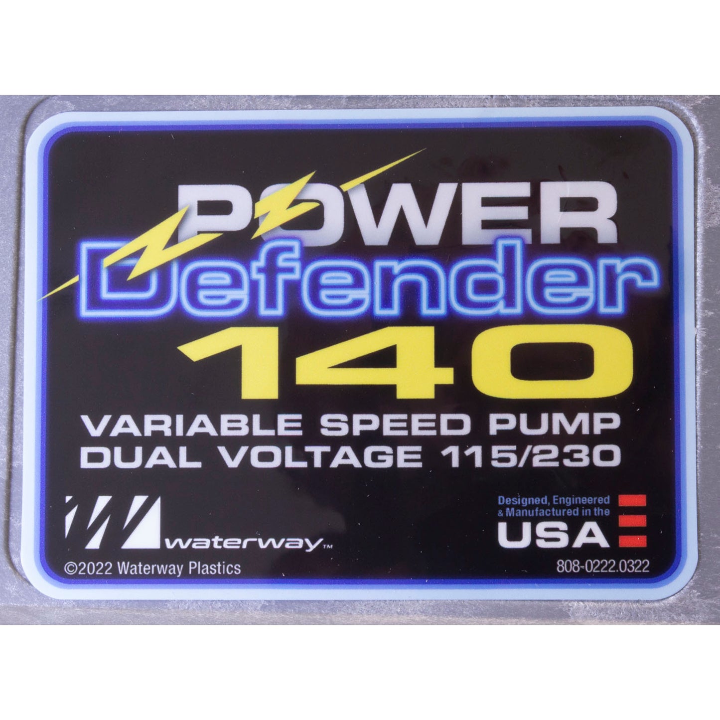 Pompe, Waterway Power Defender Var-Spd PD-140, 1,4 ch, 115/230 V