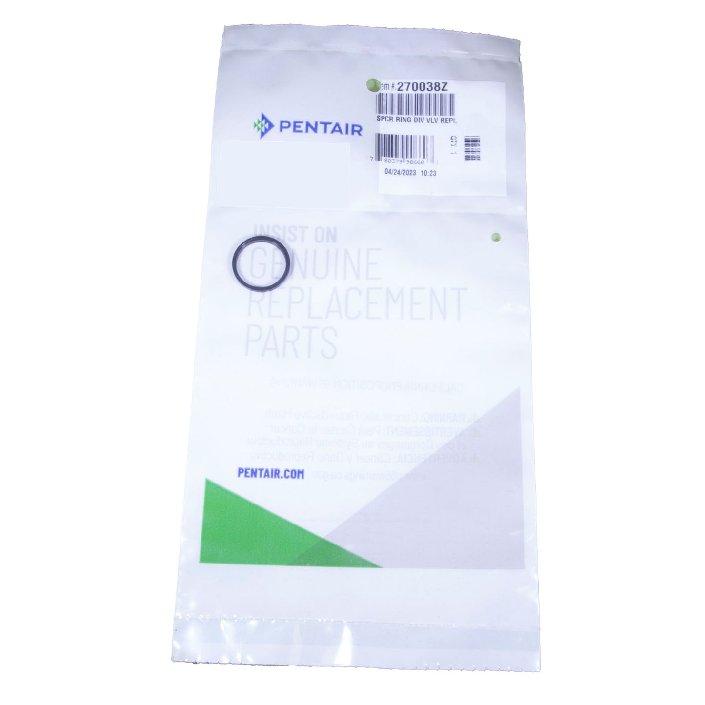 Spacer Ring, Pentair Compool PacFab 2 and 3 Way Valves