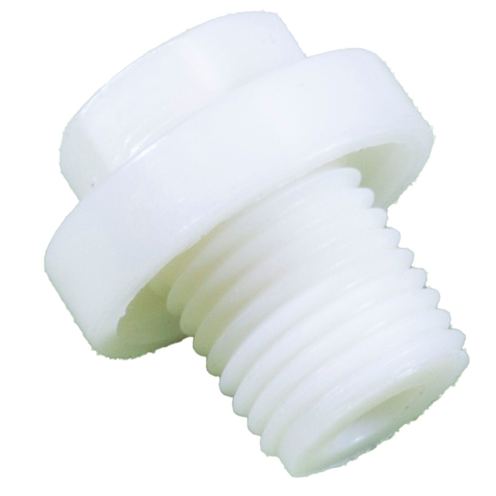 Drain Plug, Speck 21-80 GS/BS PP, GF30, Gry, Hex Head, 1/4"