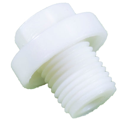 Tapón de drenaje, Speck 21-80 GS/BS PP, GF30, gris, cabeza hexagonal, 1/4"