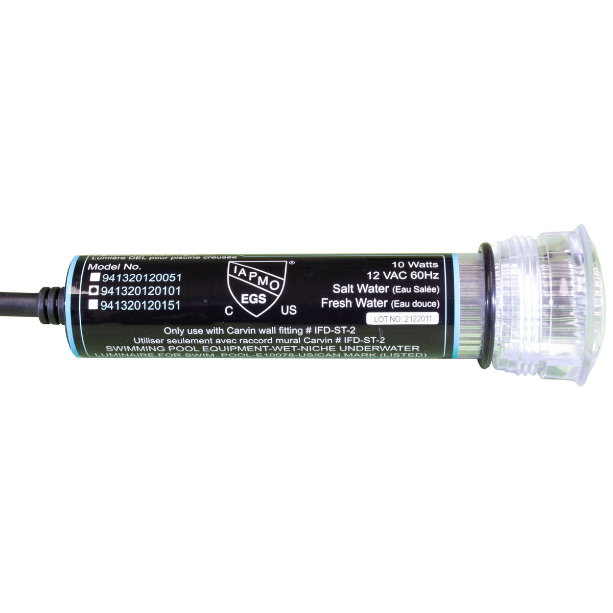 Pool Light, Carvin StarLight, Color LED, 12v, 100ft