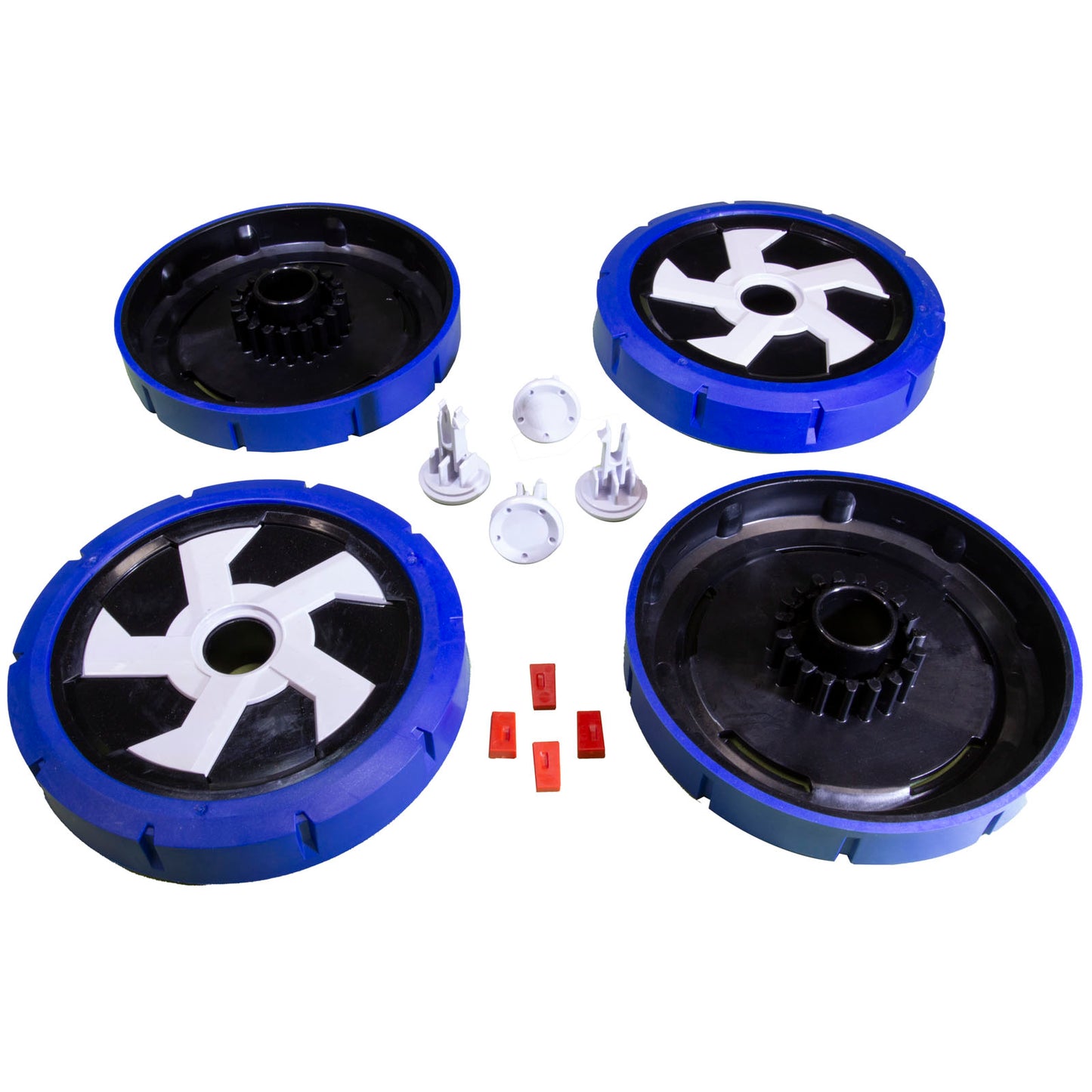 Wheel Rim and Tire, Hayward AquaVac 500, Black/Blue