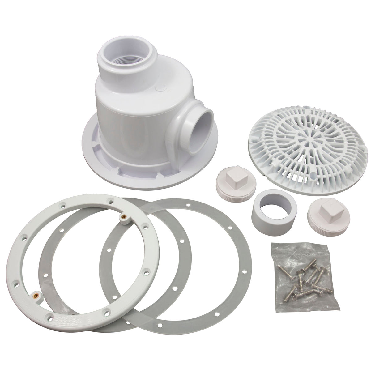 Main Drain, CMP Galaxy, Vinyl, 2"s, White