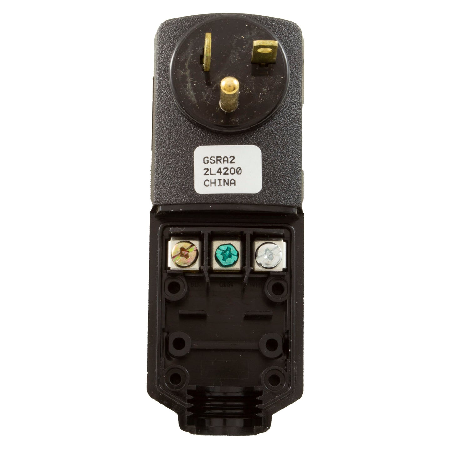 GFCI, Leviton, 20 A, 115 V, reinicio automático con autoprueba, ángulo recto