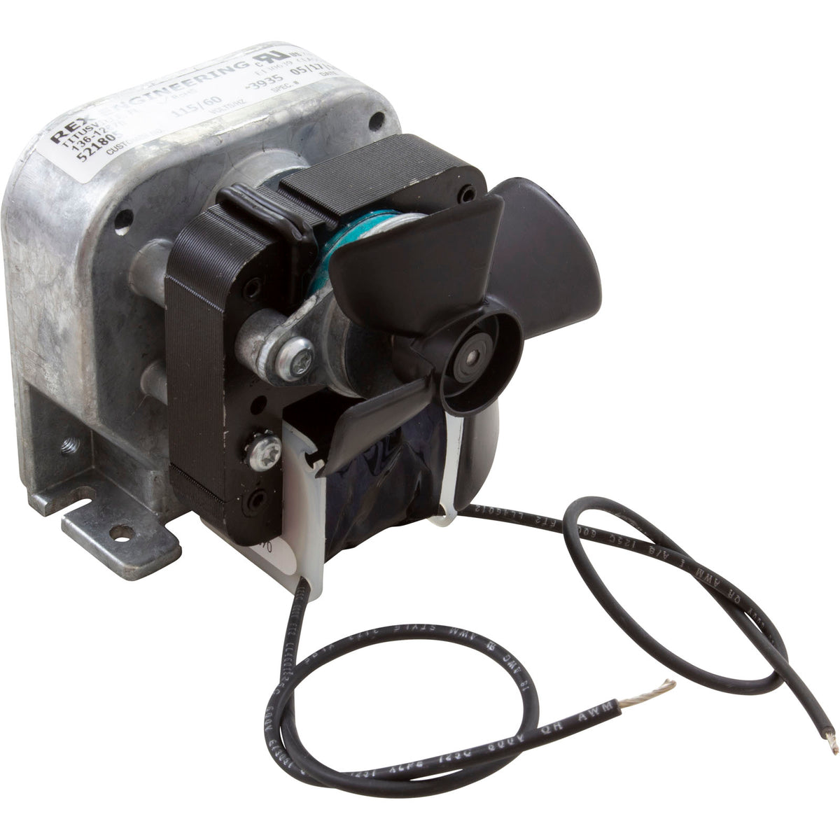 Motor/Gear Assembly, Rola-Chem RC25/53, 115v